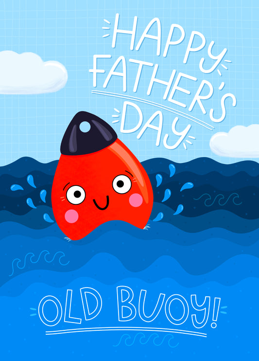 Happy Father's Day Old Buoy Card