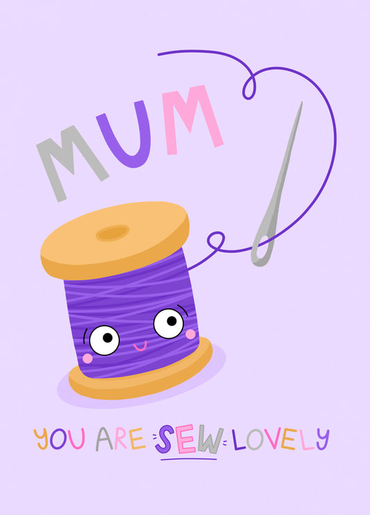 Sew Lovely Mum Card