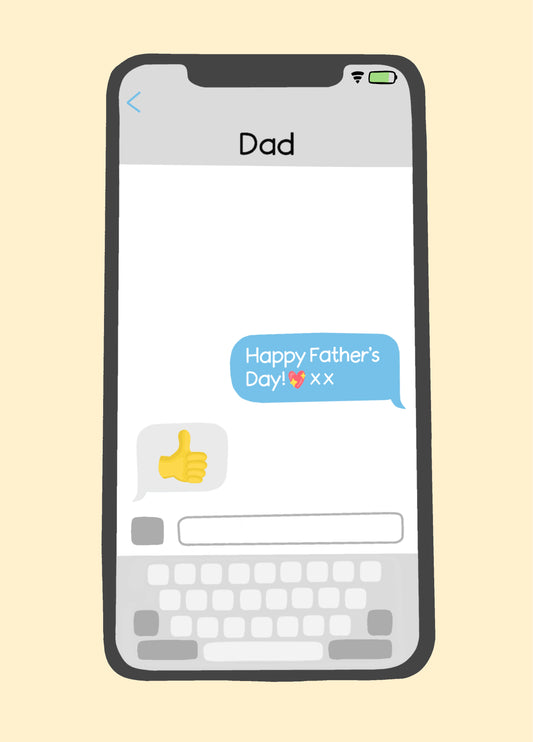 Thumbs Up From Dad Card