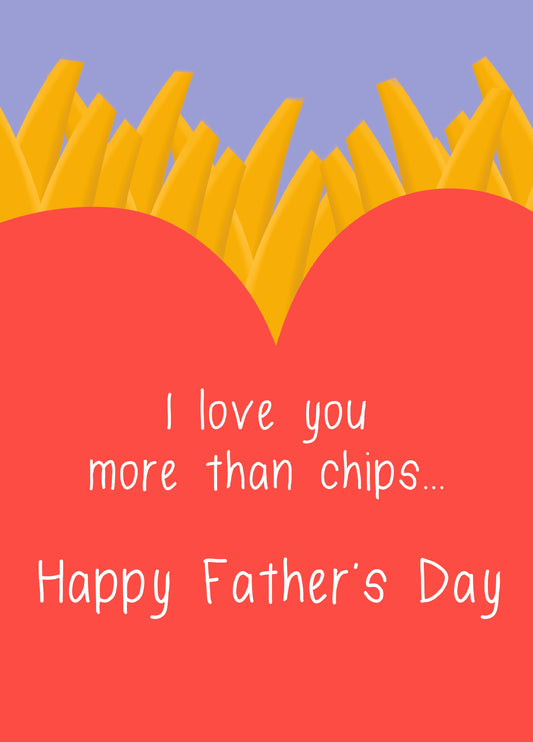 Daddy Or Chips Card
