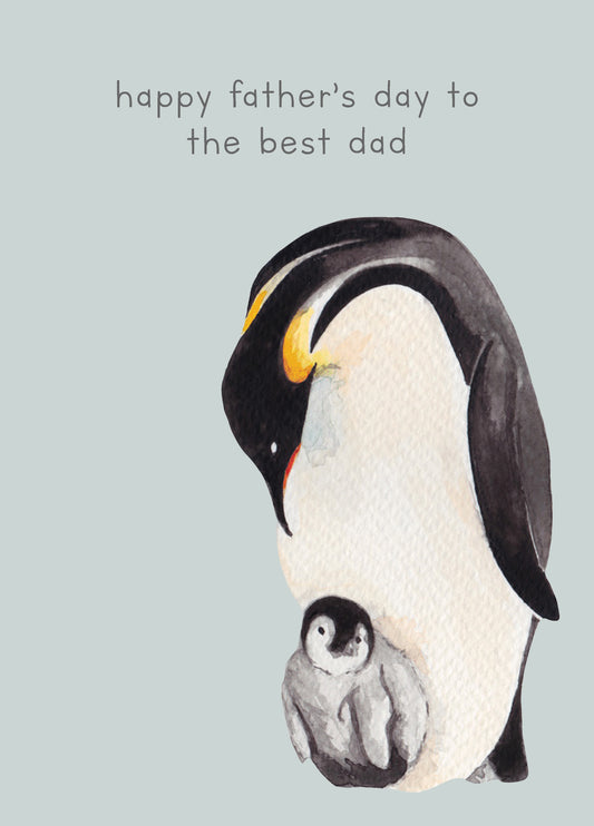 Father's Day Penguin Card
