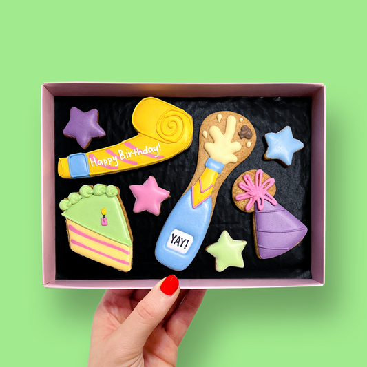 Birthday Party Letterbox Cookies