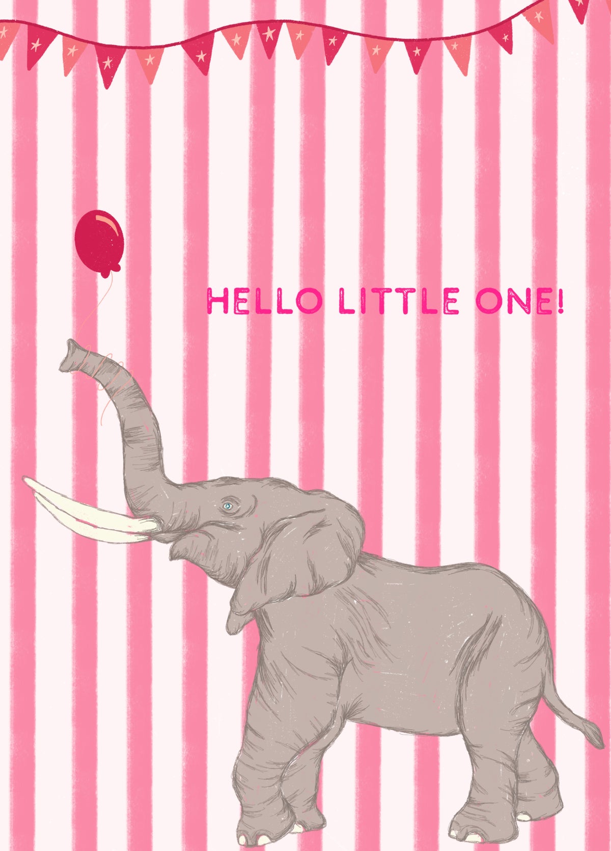 Pink Hello Little One!