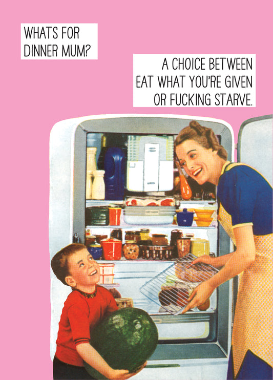 Eat What You're Given Card