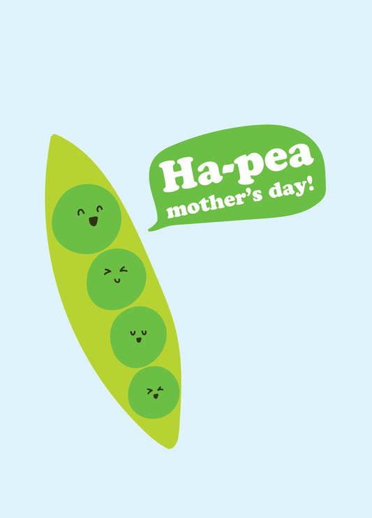 Ha-Pea Mother's Day Card