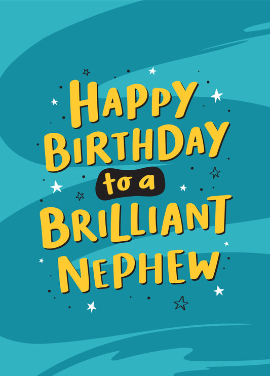 Brilliant Nephew Birthday Card