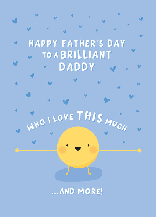 Love You This Much Daddy Father's Day Card