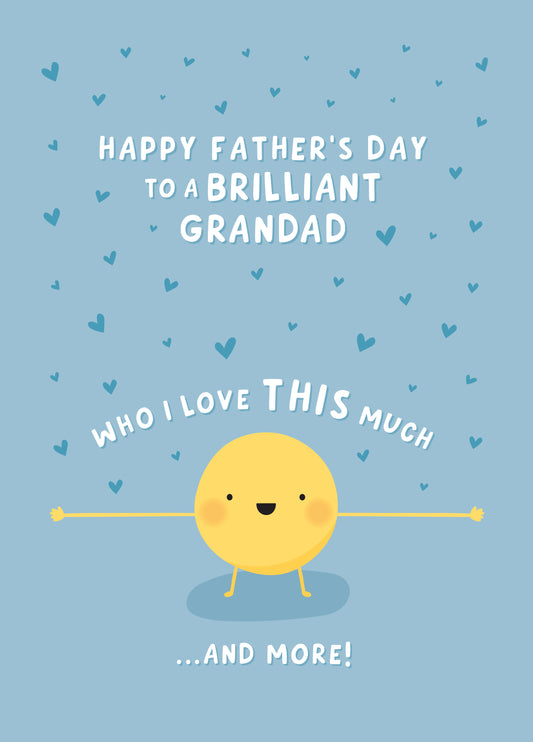 Love You This Much Grandad Father's Day Card