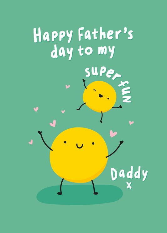 Super Fun Daddy Father's Day Card