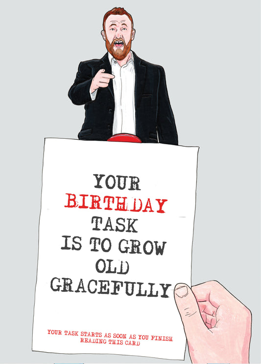 Birthday Task Card