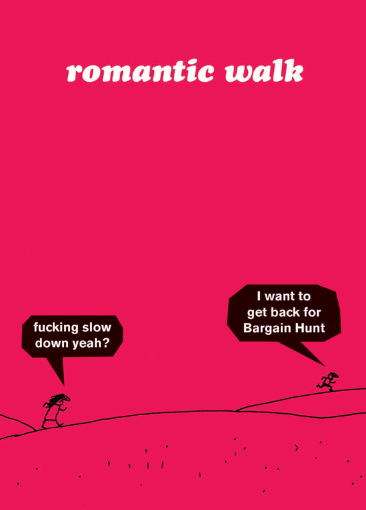Romantic Walk Card