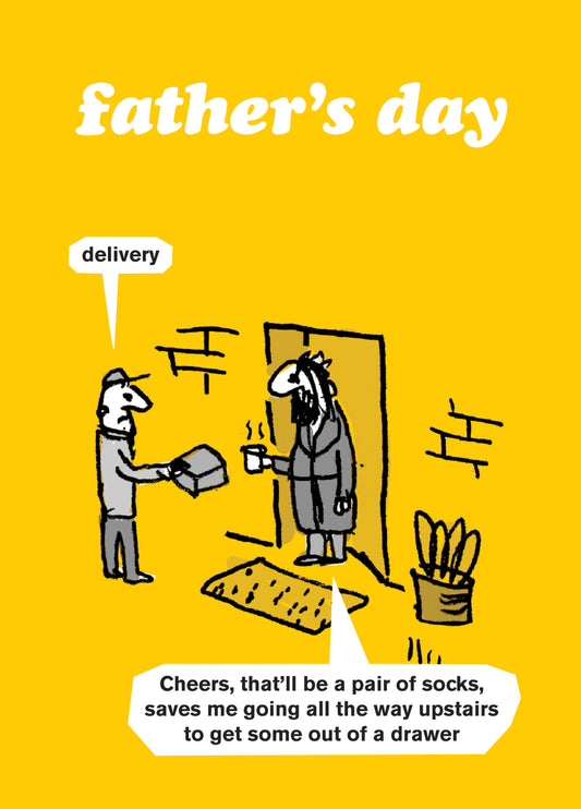 Father's Day Socks Card