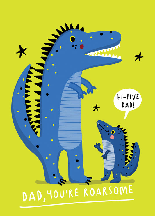 DINO ROARSOME DAD CARD