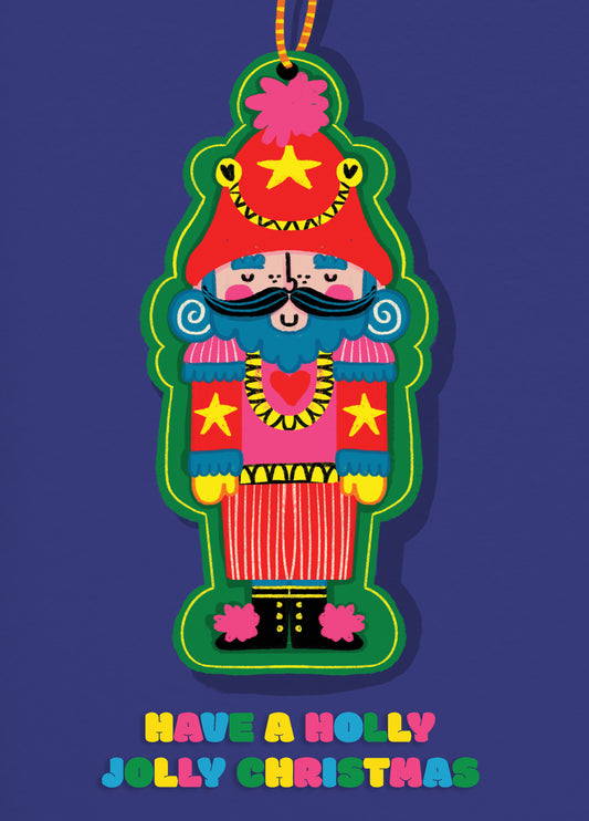 Nutcracker Christmas Card.