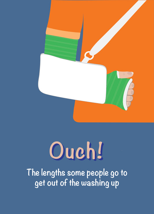 Get Well Broken Arm Card