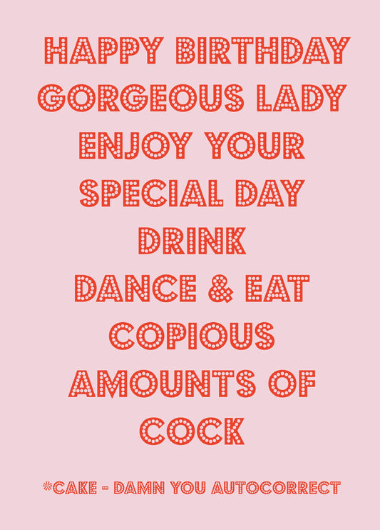 Damn You Autocorrect Card