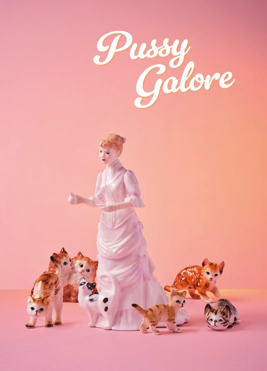 Pussy Galore Lady With Many Cats