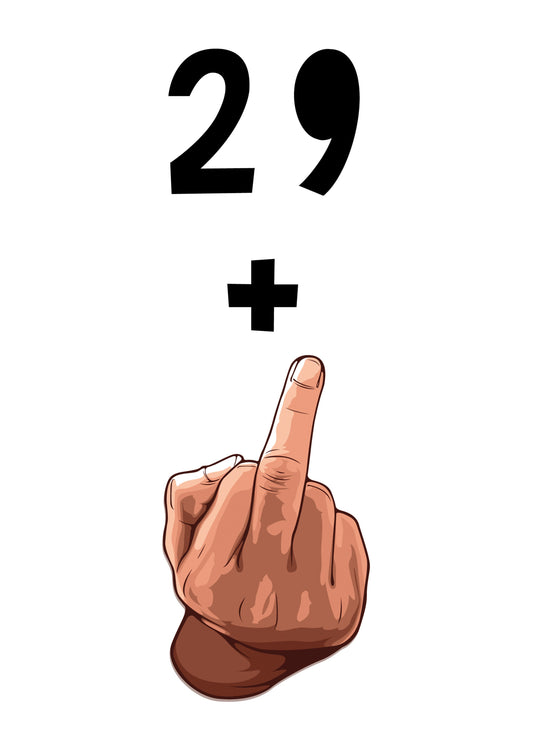 Flip The 30th Birthday Card