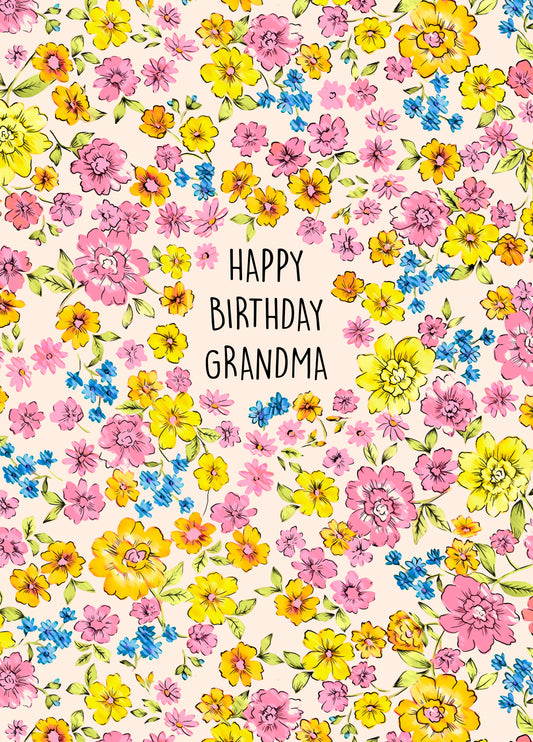 Happy Birthday Grandma Card