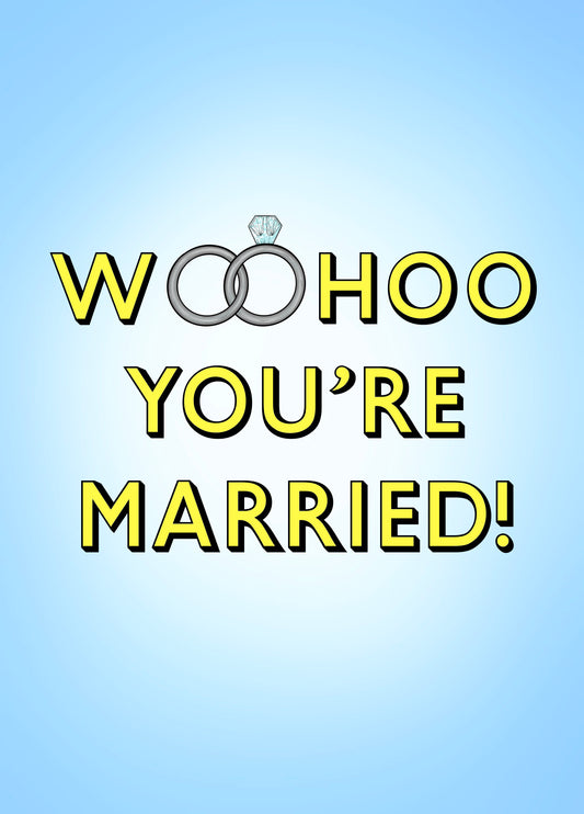 Woohoo You're Married! Card