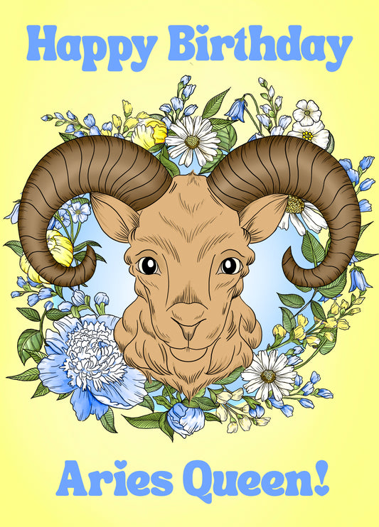 Aries Queen! Card