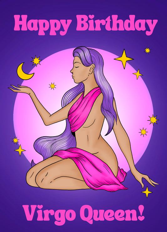 VIRGO QUEEN! Card