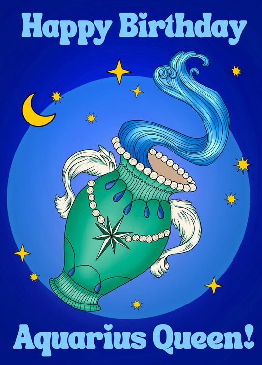 Aquarius Queen! Card