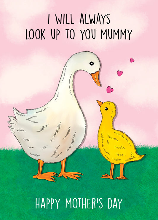 Cute Duck Mothers Day Card