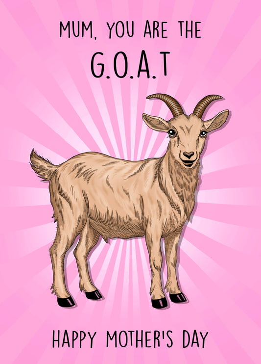 Mother's Day Card For The G.O.A.T