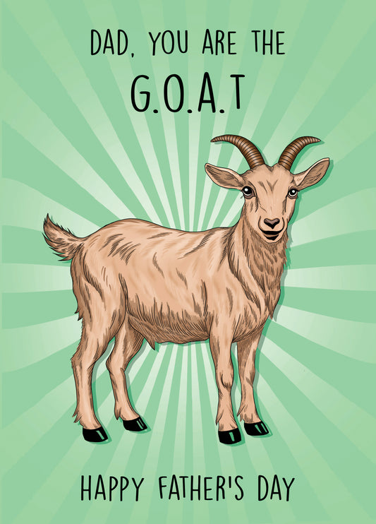 Father's Day Card For The G.O.A.T