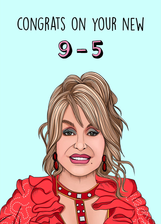 Congrats On Your New 9-5! Card