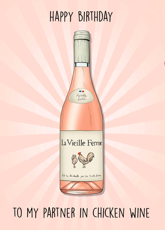 Happy Birthday To A Chicken Wine Lover