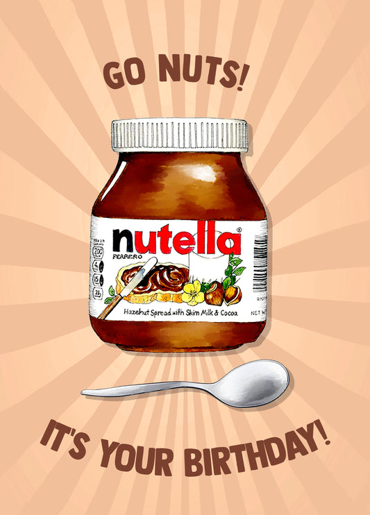 Nutella Birthday Card