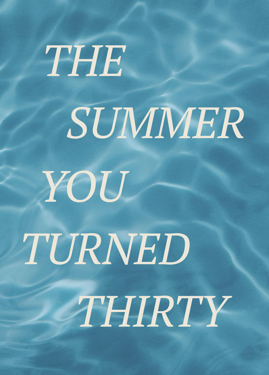 The Summer I Turned Pretty 30th Birthday Card