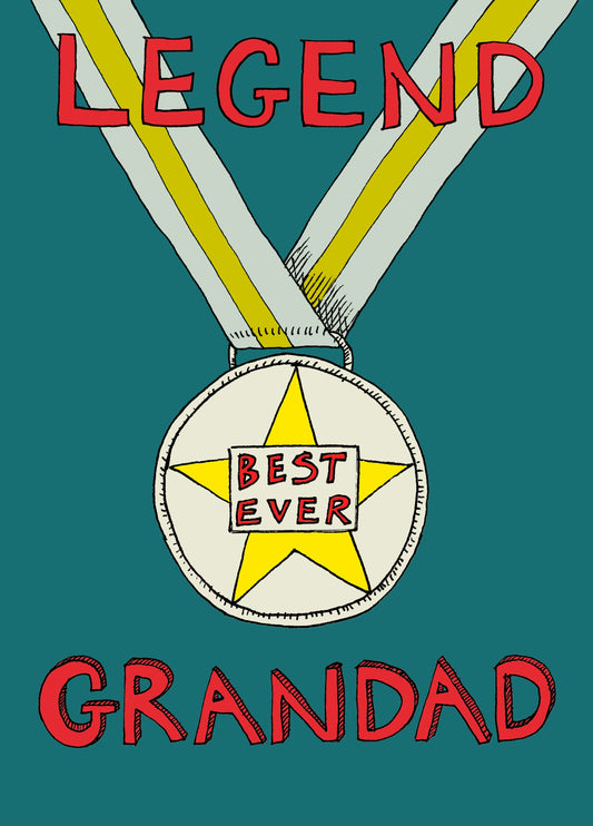 Legend Grandad Card