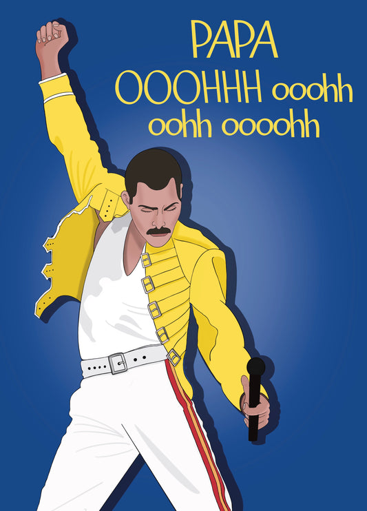 Queen - Papa - Father's Day Card