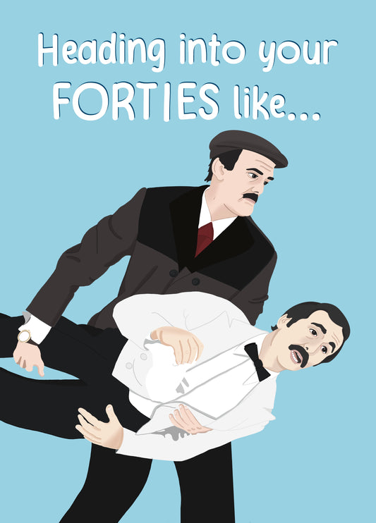 Basil Fawlty 40th Birthday Card