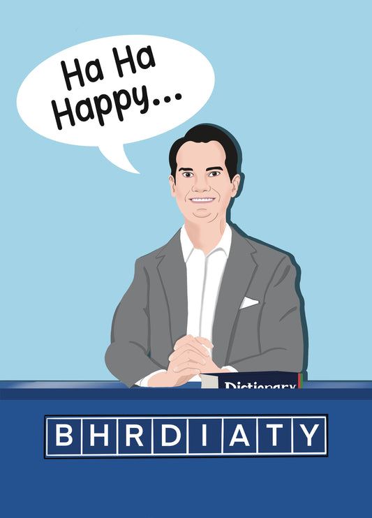 Cats Does Countdown - Ha Ha Happy Birthday Card