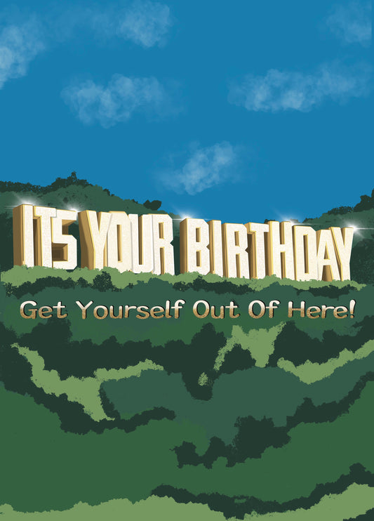 I'm A Celebrity - Reality TV Inspired - Birthday Card