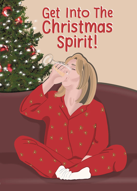 Bridget Jones - Christmas Spirit - Funny Christmas Card