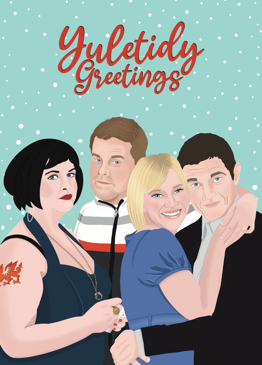 Gavin And Stacey - Yuletidy Christmas Greetings - Funny Christmas Card