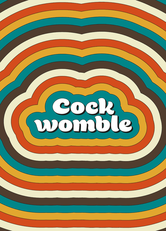 Cock Womble! Card