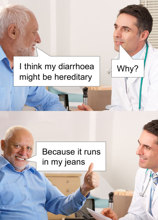 Runs In My Jeans Card