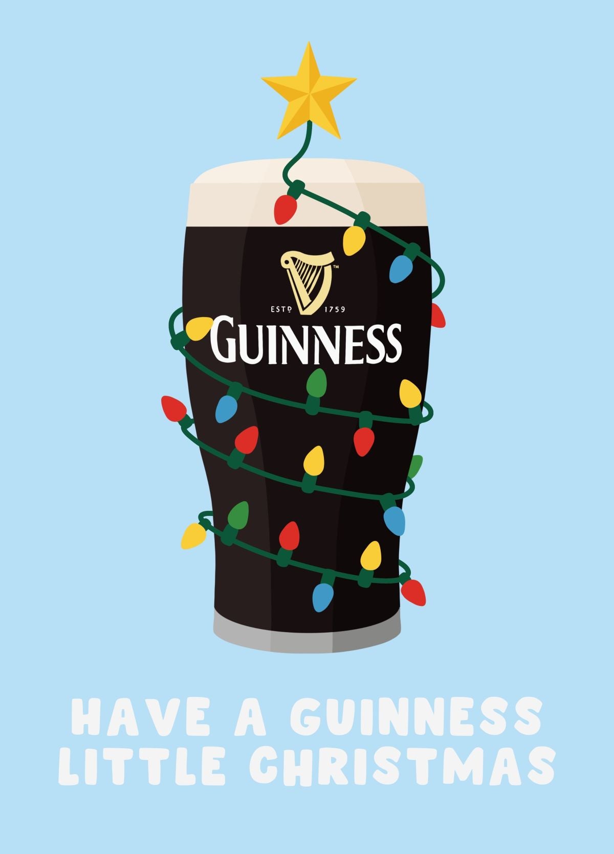 Guinness Lights Christmas Card