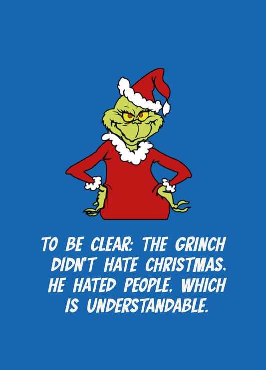 The Grinch Card