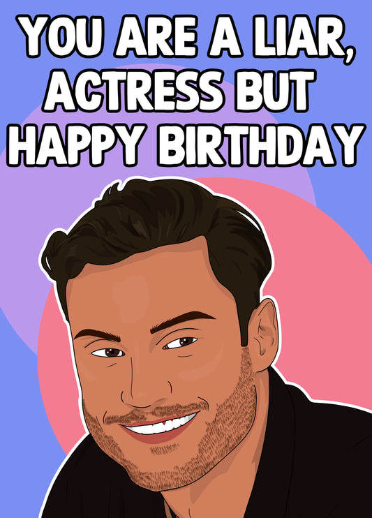 Davide Love Island Birthday Card