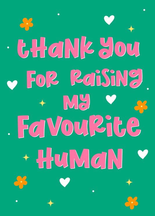 Favourite Human Card