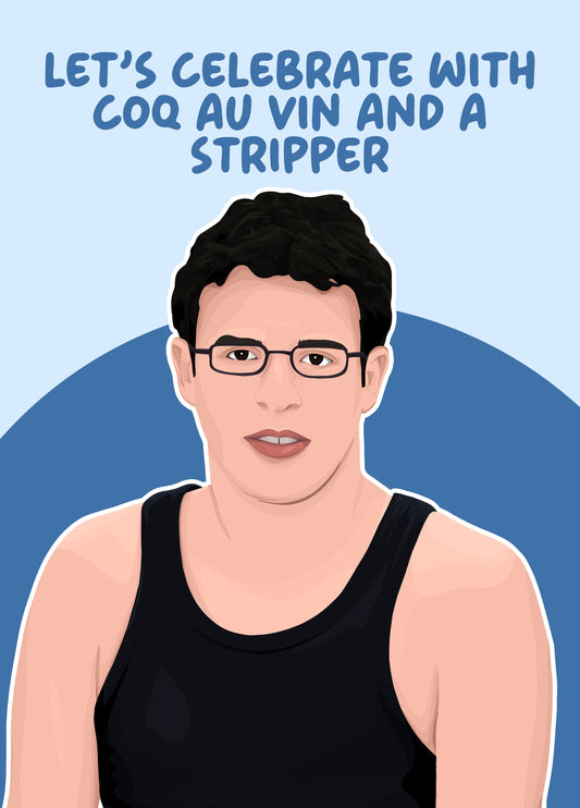Coq Au Vin Inbetweeners Card