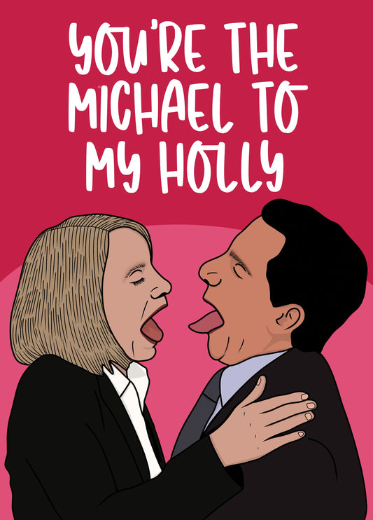 Michael To My Holly Card
