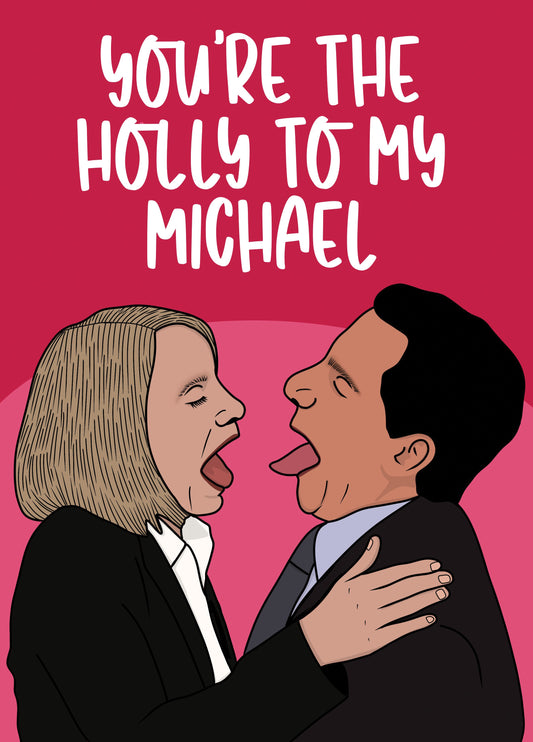 Holly To My Michael Card